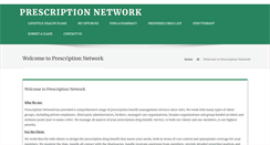 Desktop Screenshot of prescriptionnetwork.info